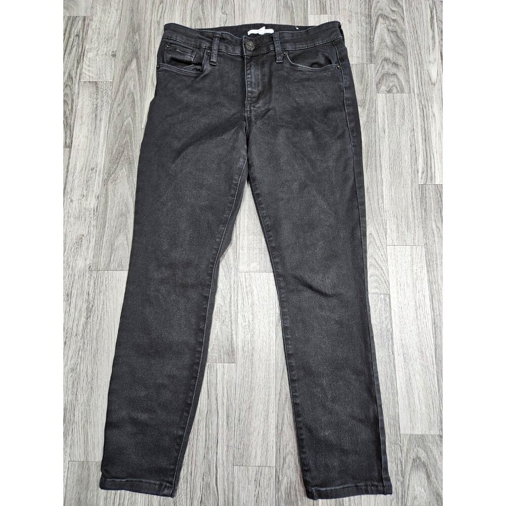 STS Blue Jeans Womens 27 Black Ankle Skinny Stretch Denim Zip Fly Five Pocket‎